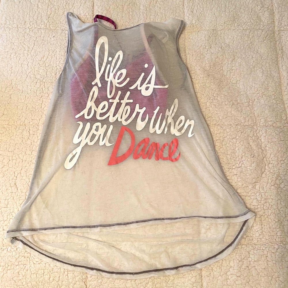 Sheer workout top